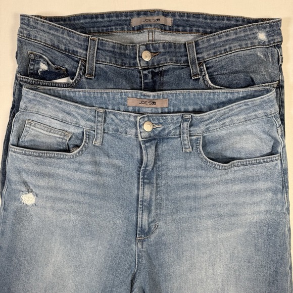 Joe's Joes Jeans Women Lot of 2 Jeans 31-32 Juliet Distressed Ripped Med & Light - Picture 3 of 11